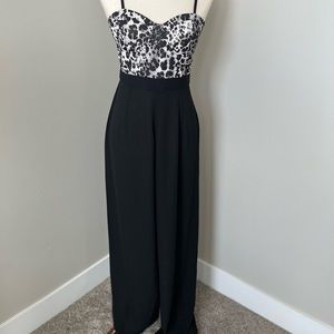 Forever 21- leopard print jumpsuit